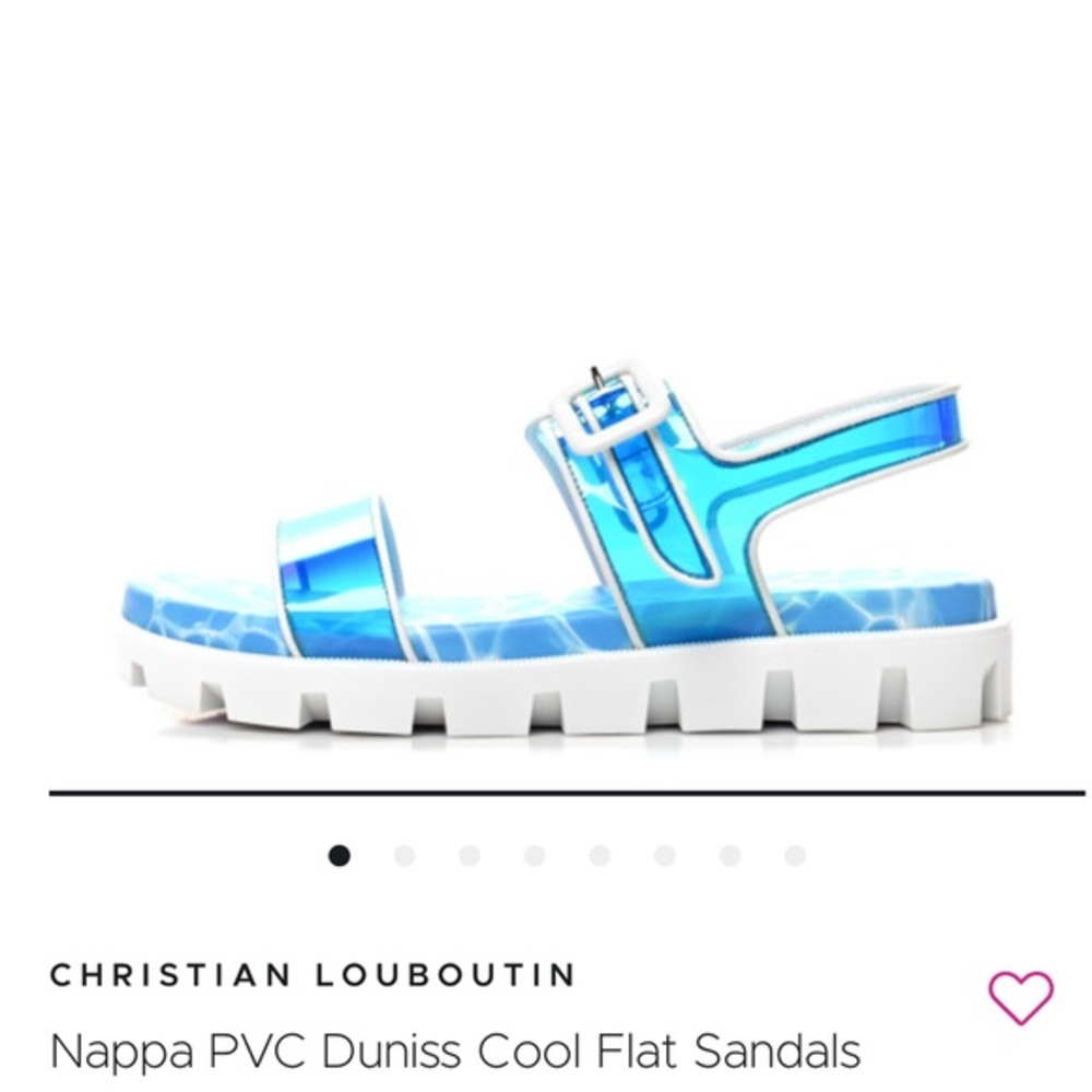 Christian Louboutin duniss flats sandals size 9 nwt